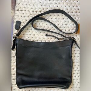 Coach Black Leather Shoulder Bag 9960 with hangtag